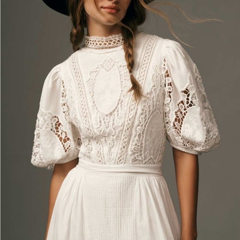 Forever That Girl Mock Neck Lace Maxi Dress